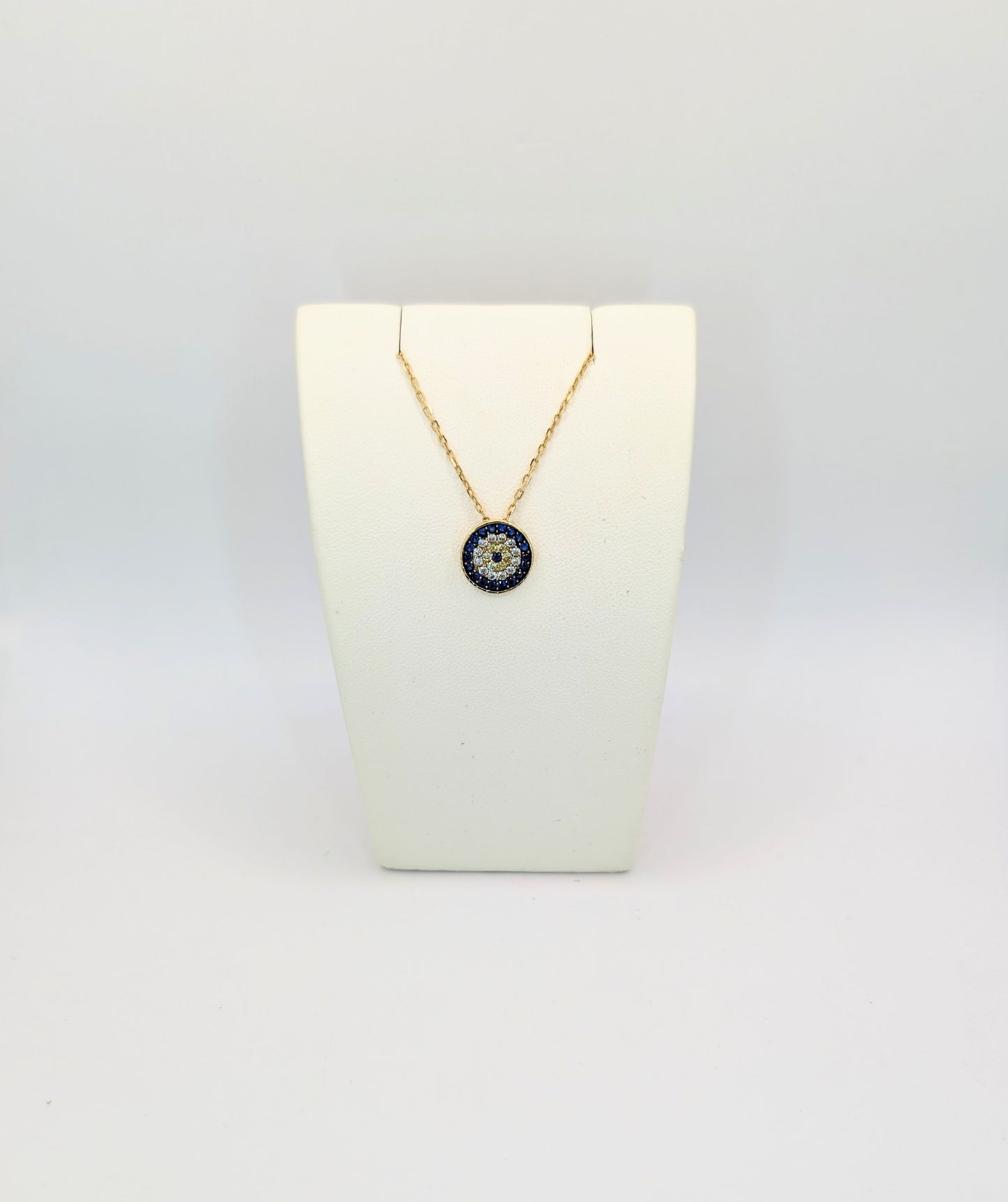 18kt Evil Eye Necklace