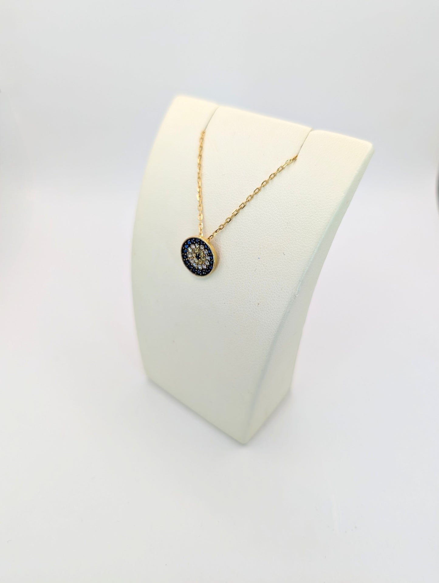 18kt Evil Eye Necklace