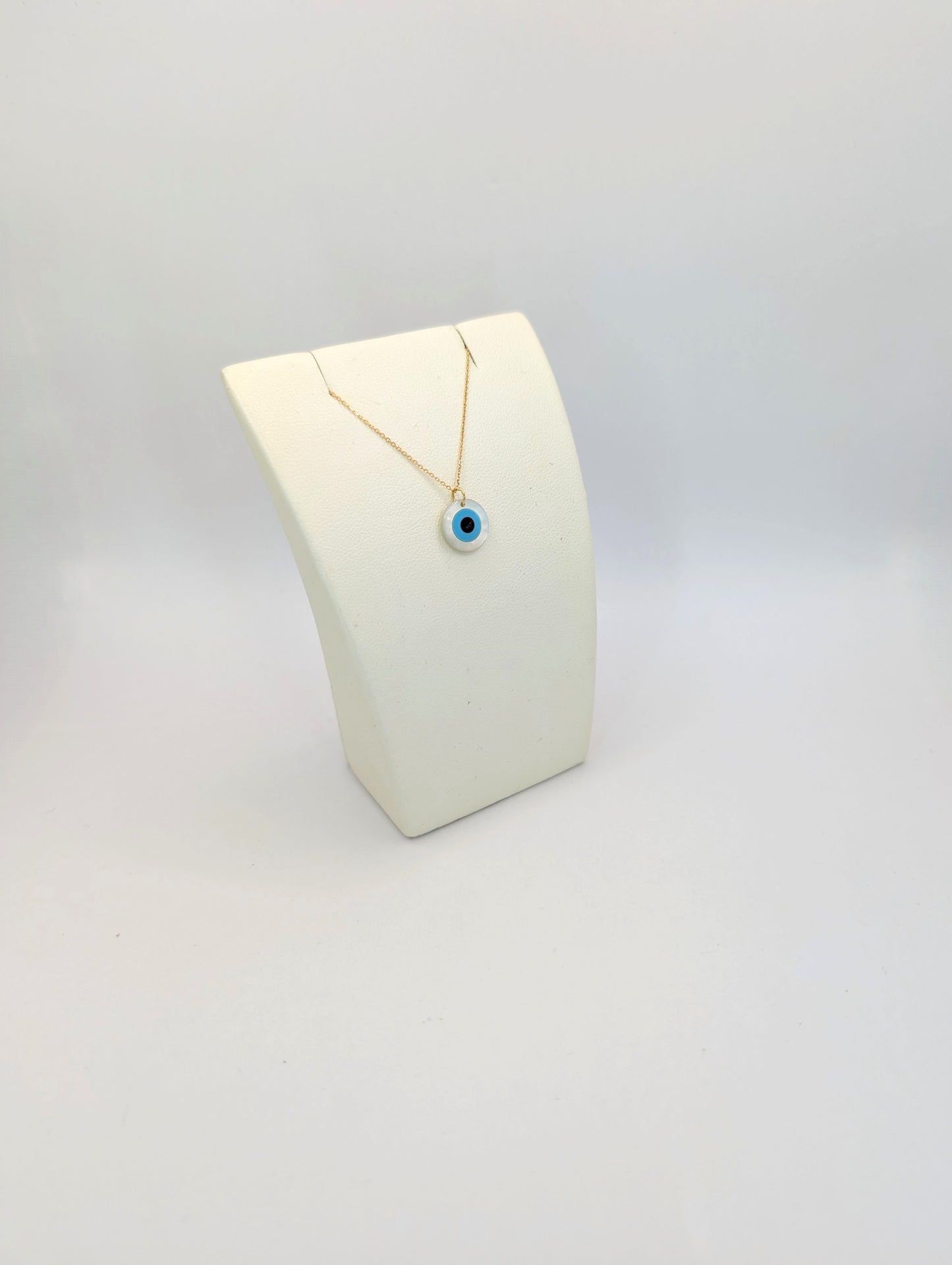 18kt Mati Eye Necklace