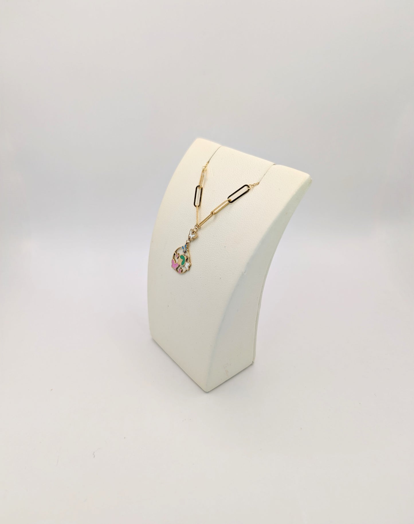 18kt Enamel Necklace