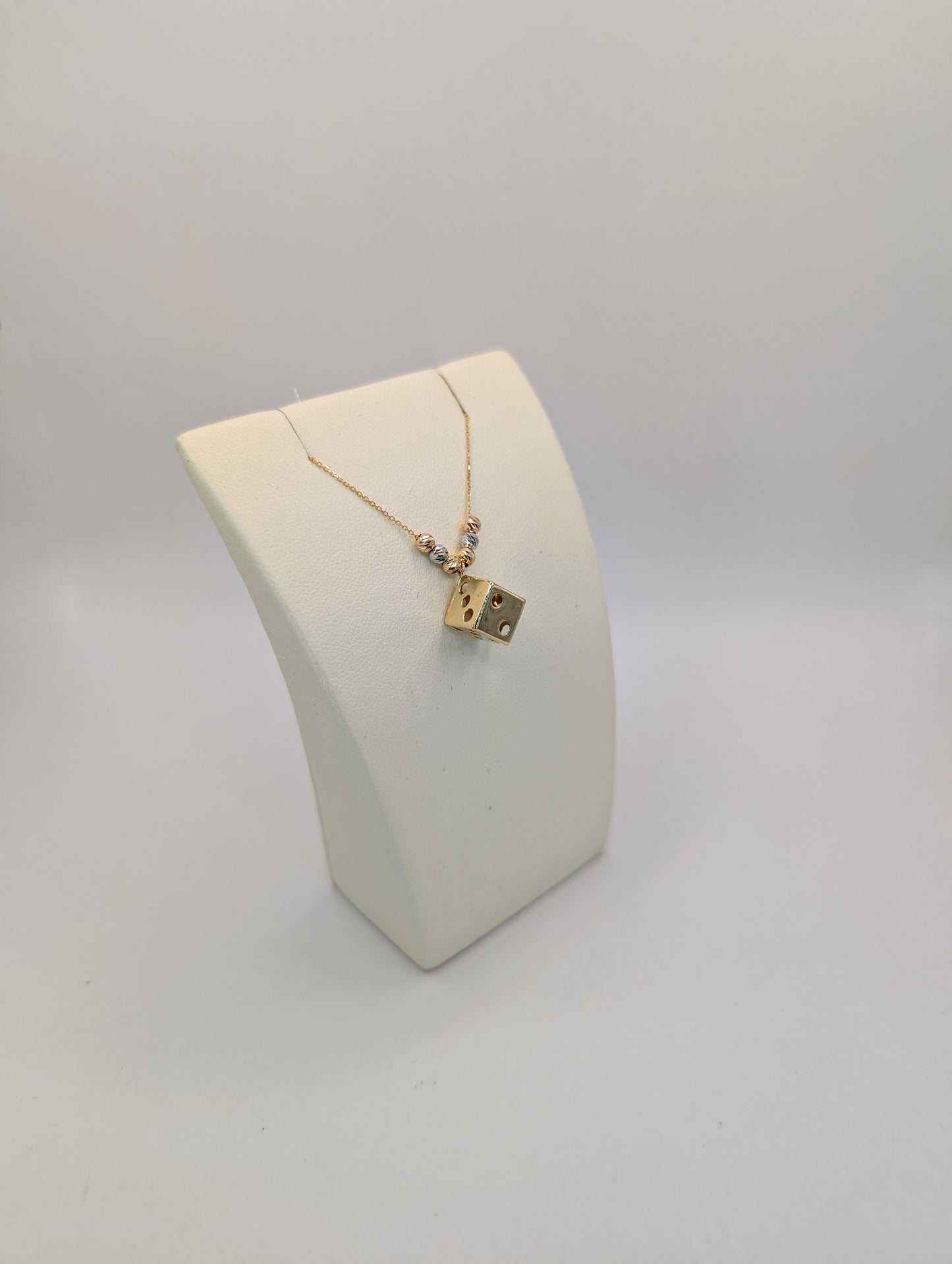 18kt Dice Necklace