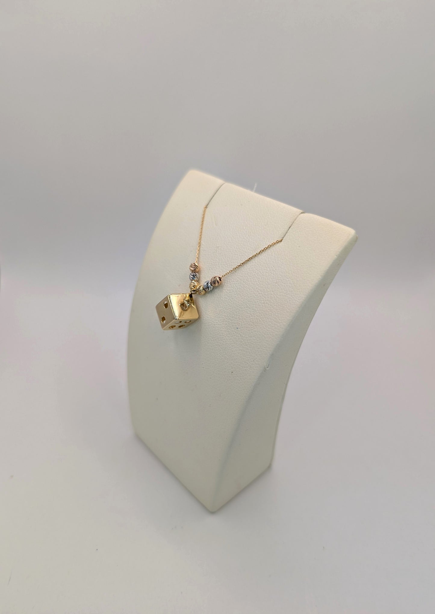 18kt Dice Necklace