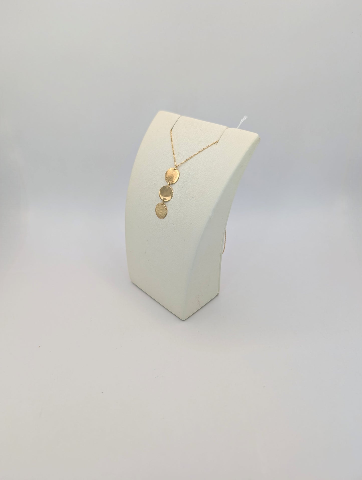 18kt Trio Circles Necklace