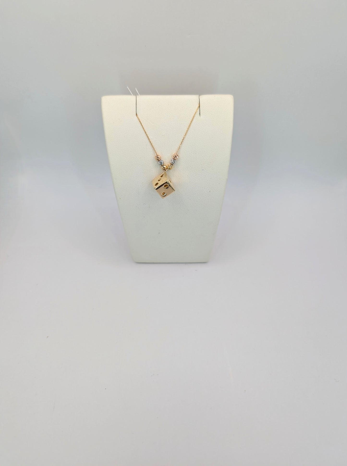 18kt Dice Necklace