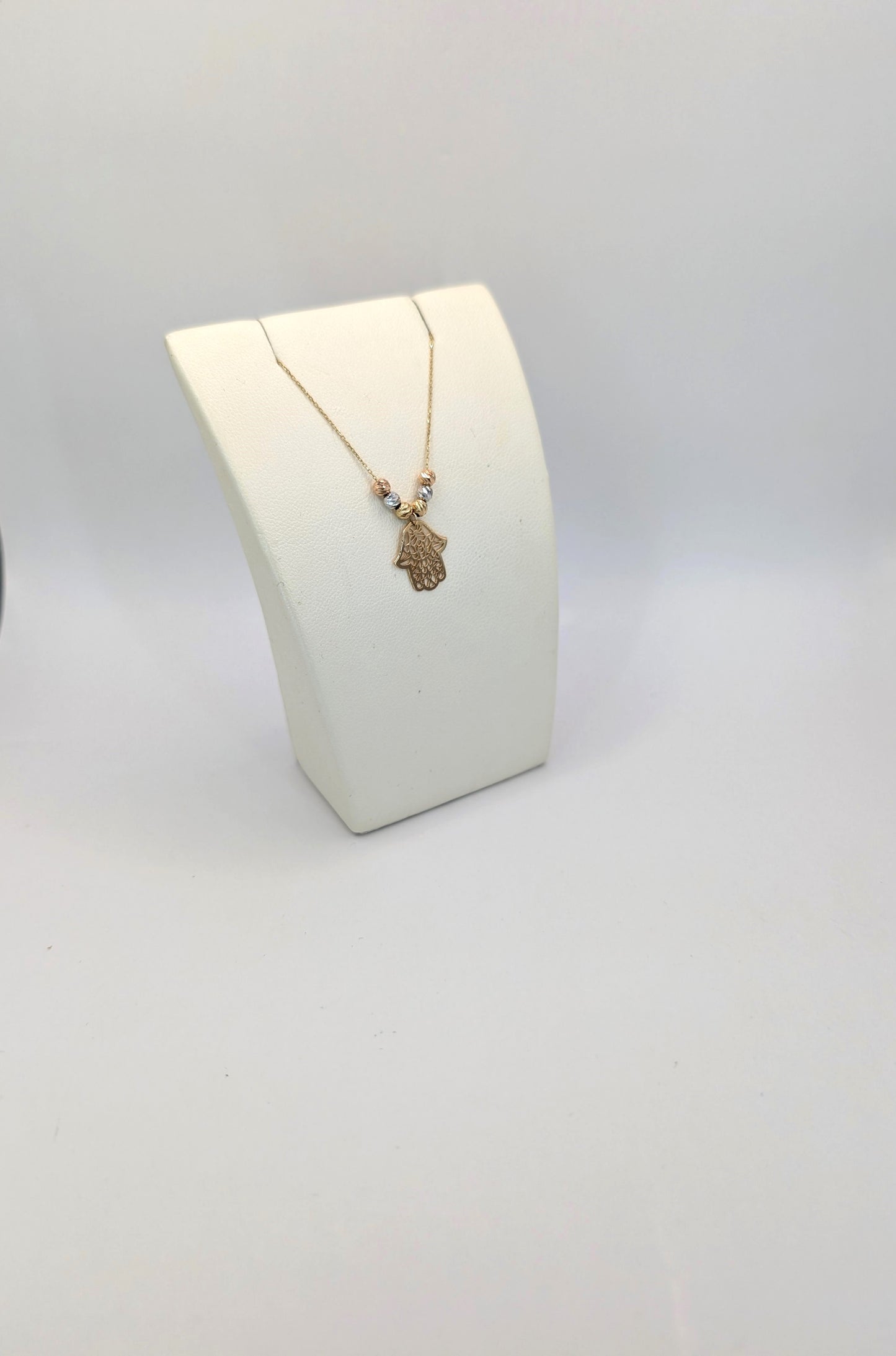 18kt Hamsa Necklace