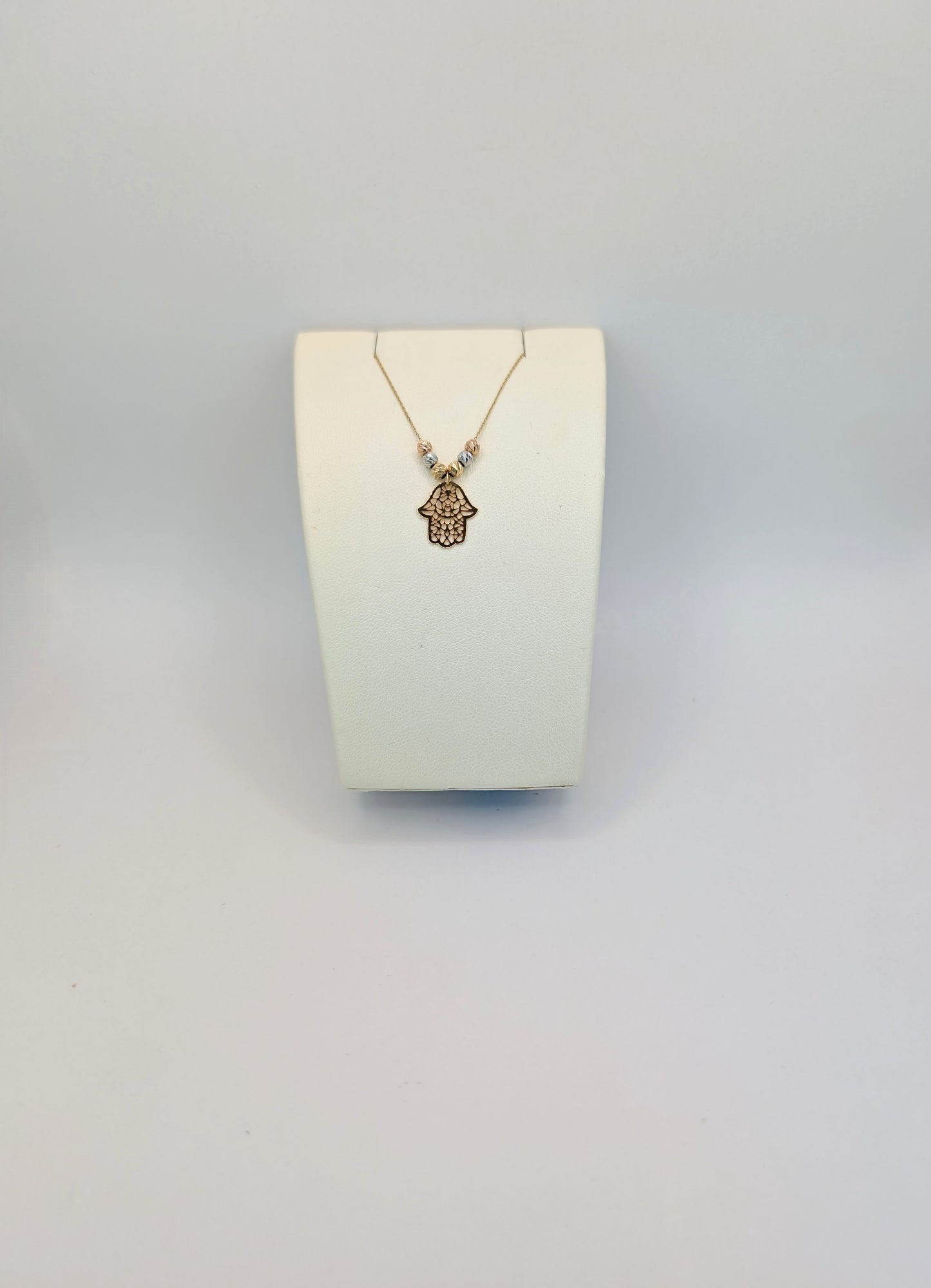 18kt Hamsa Necklace
