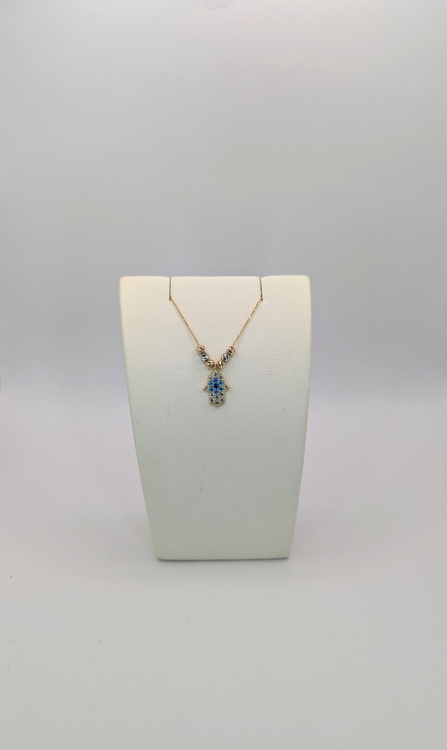 18kt Hamsa Necklace