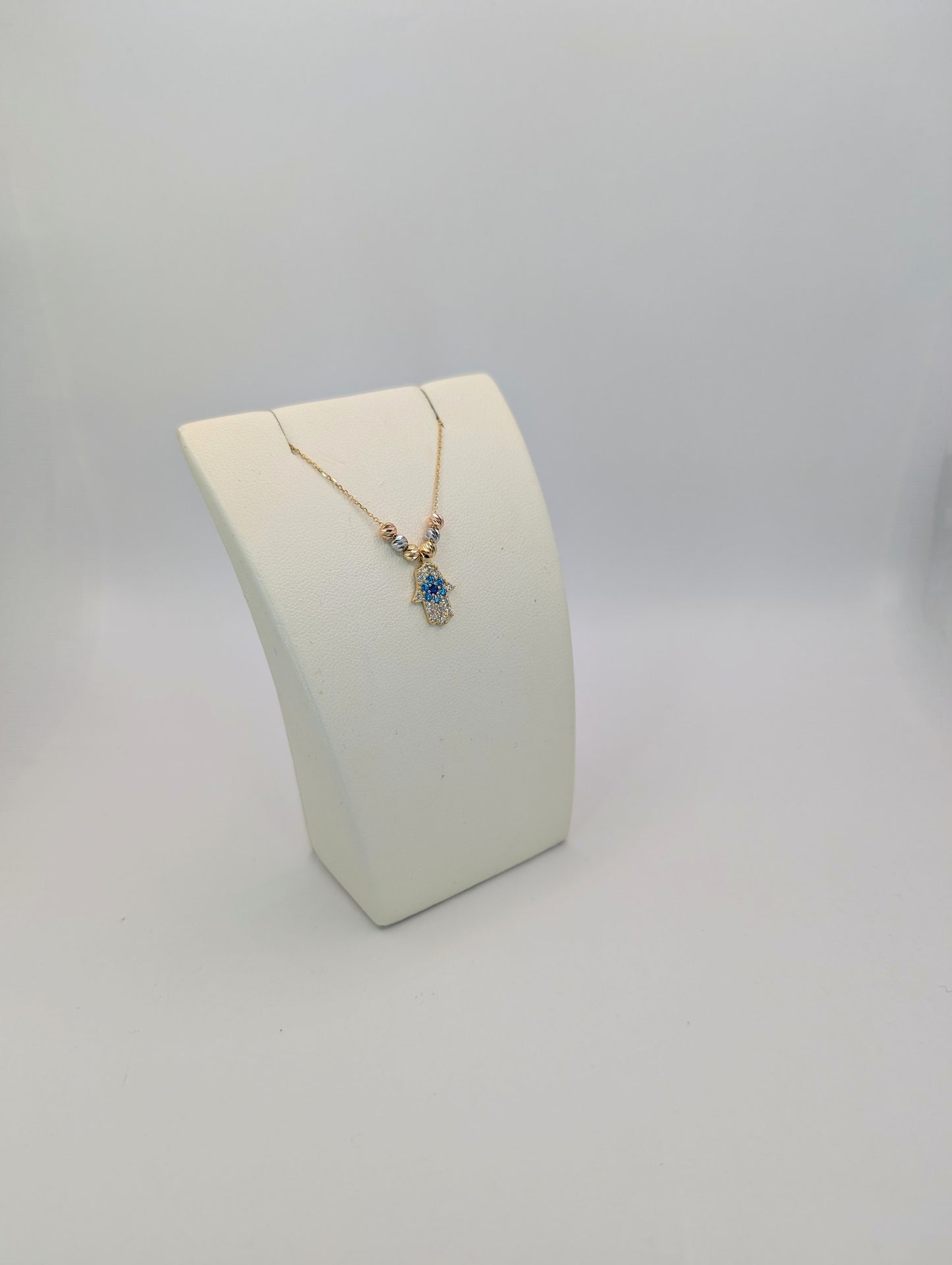 18kt Hamsa Necklace