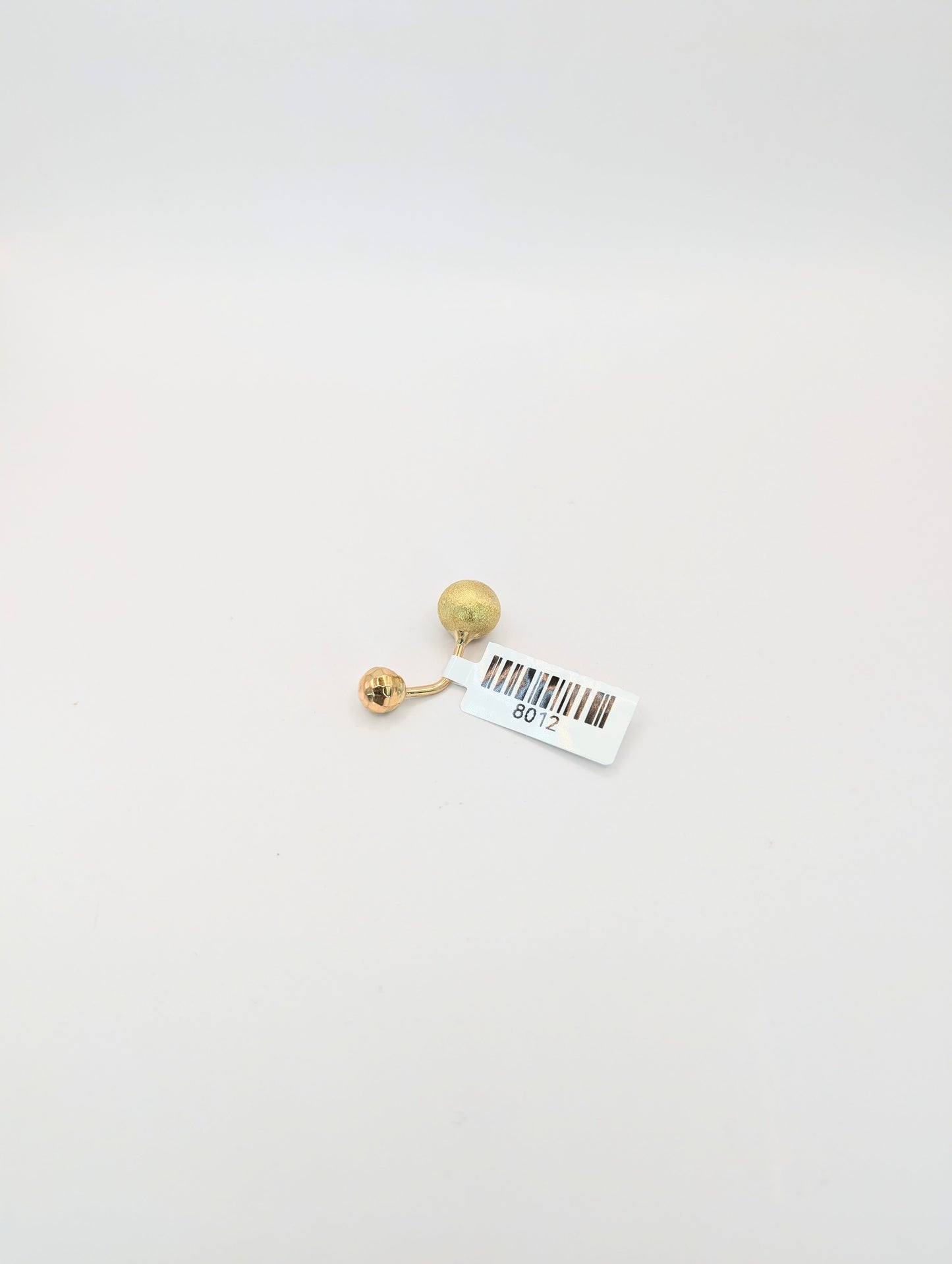 18kt Balls Belly Piercing