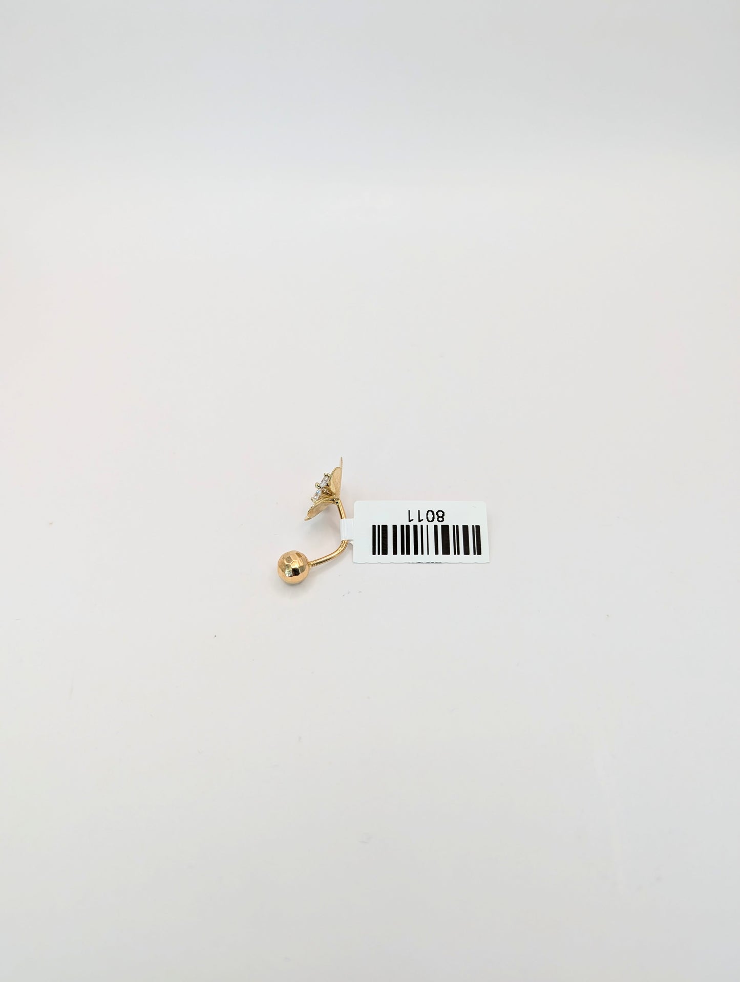 18kt Flower Belly Piercing