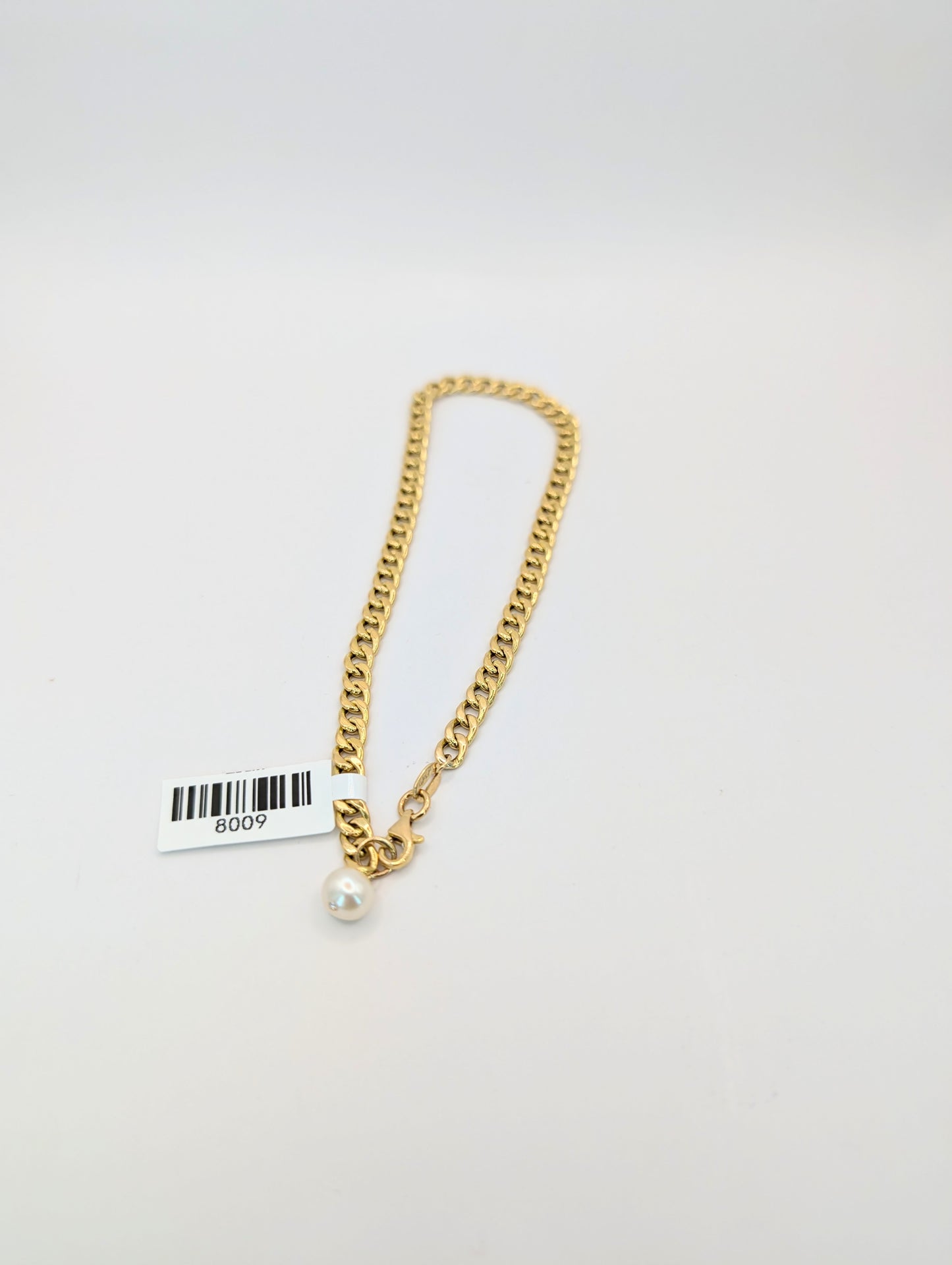 18kt Curb Anklet