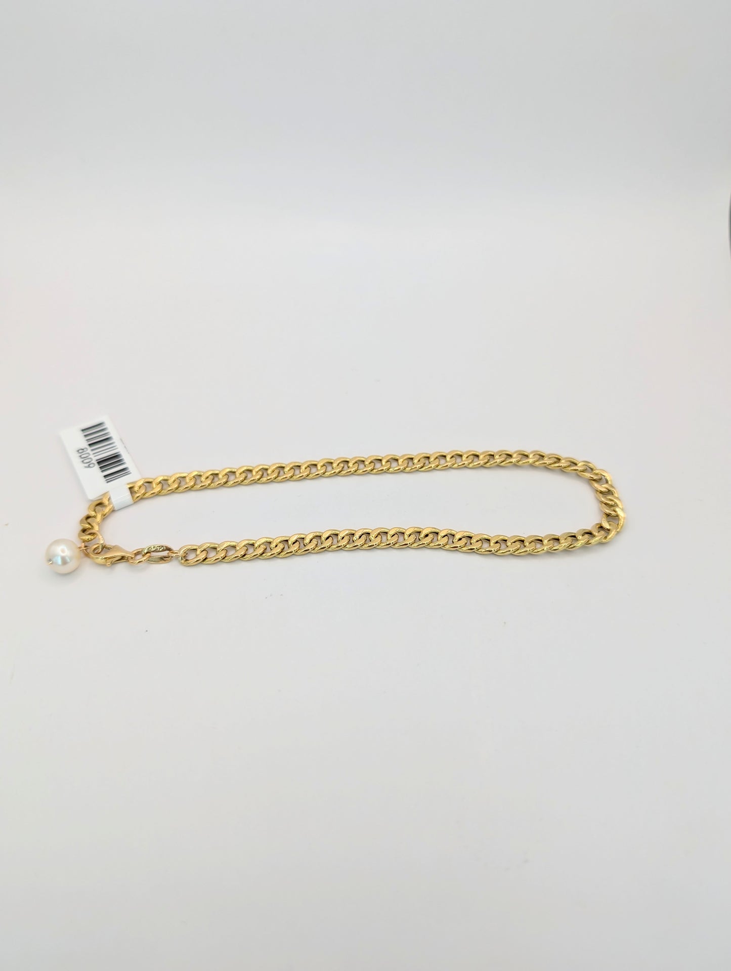 18kt Curb Anklet