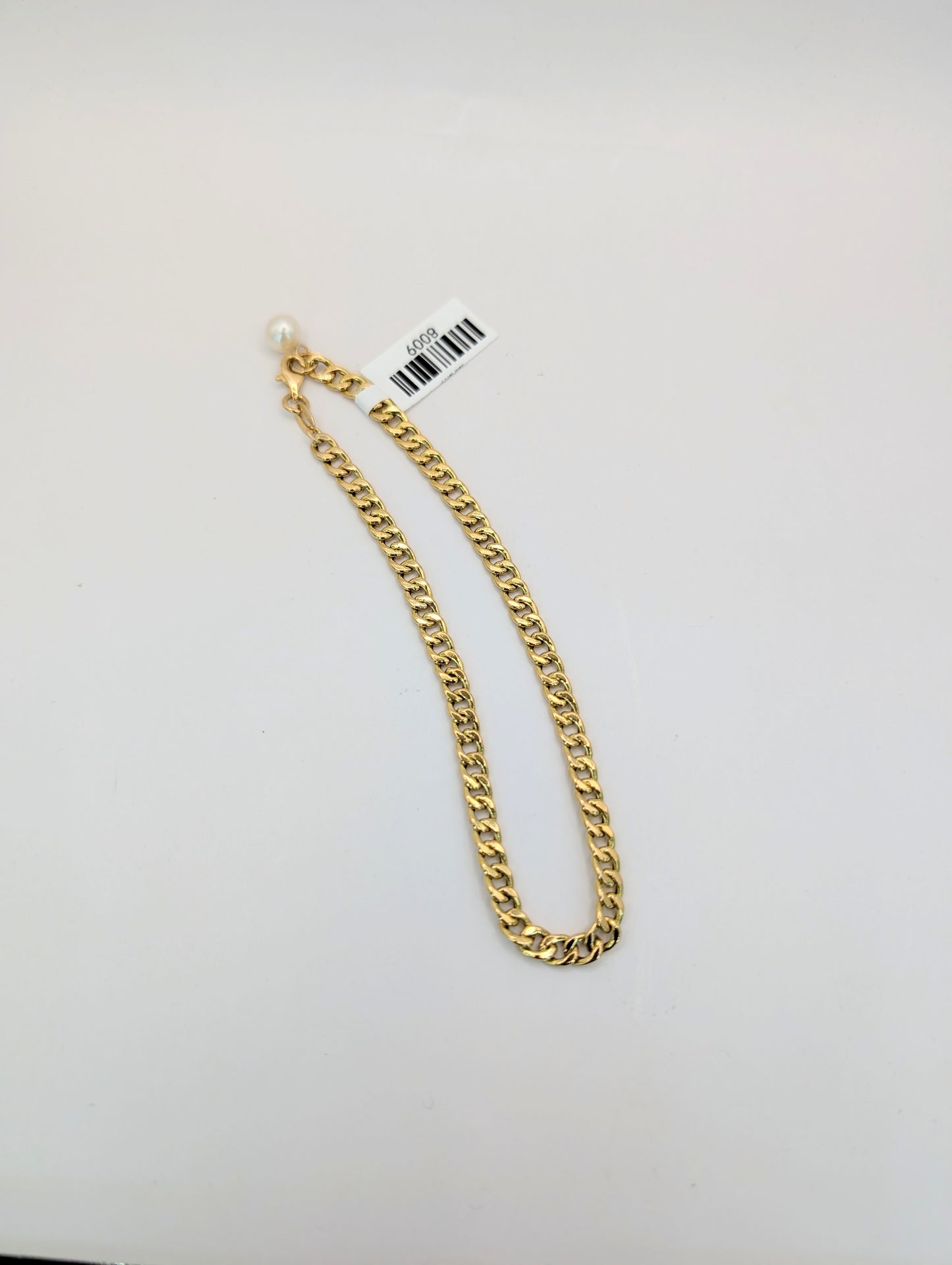 18kt Curb Anklet