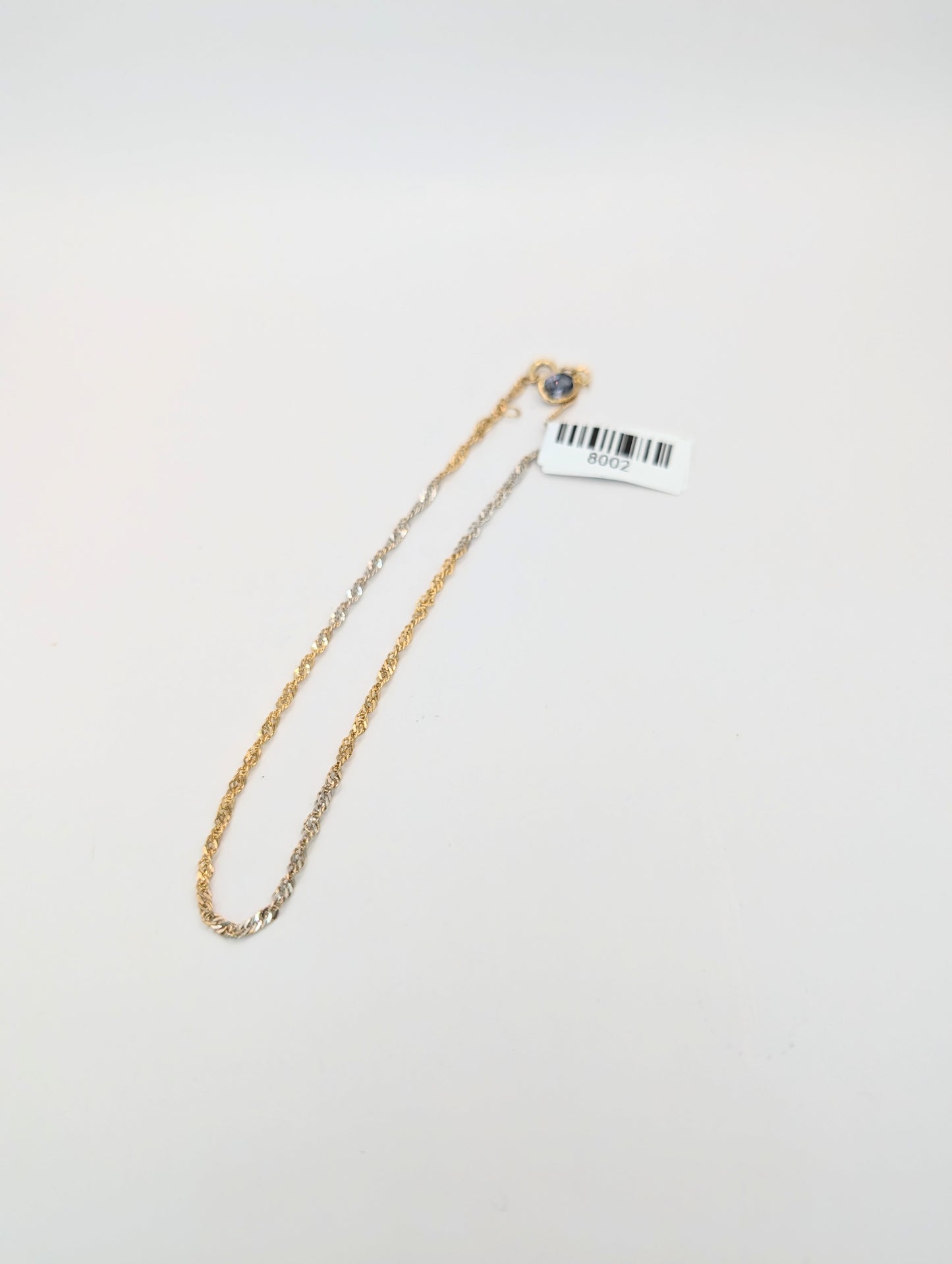 18kt Singapore Anklet