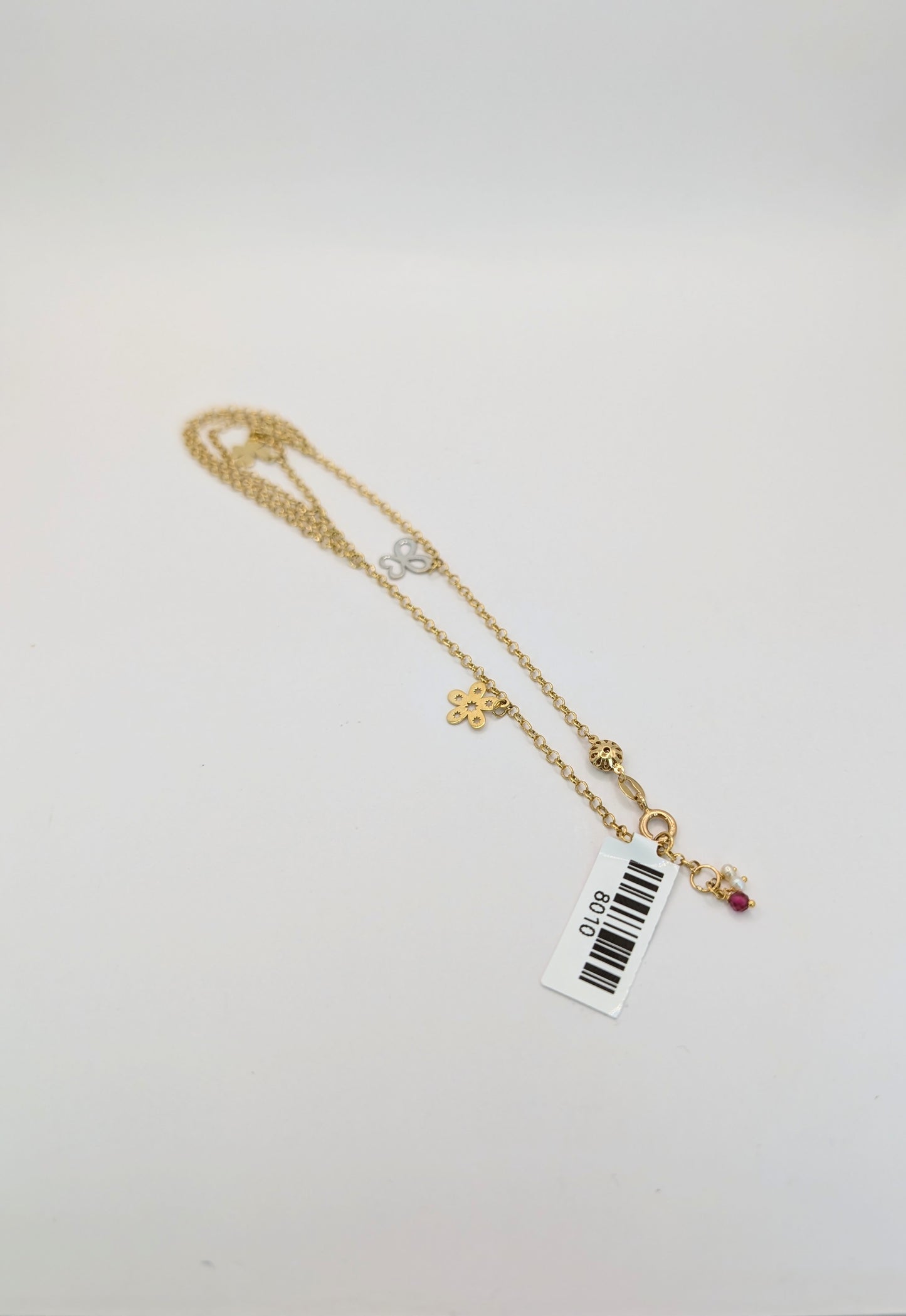 18kt Dangling Anklet