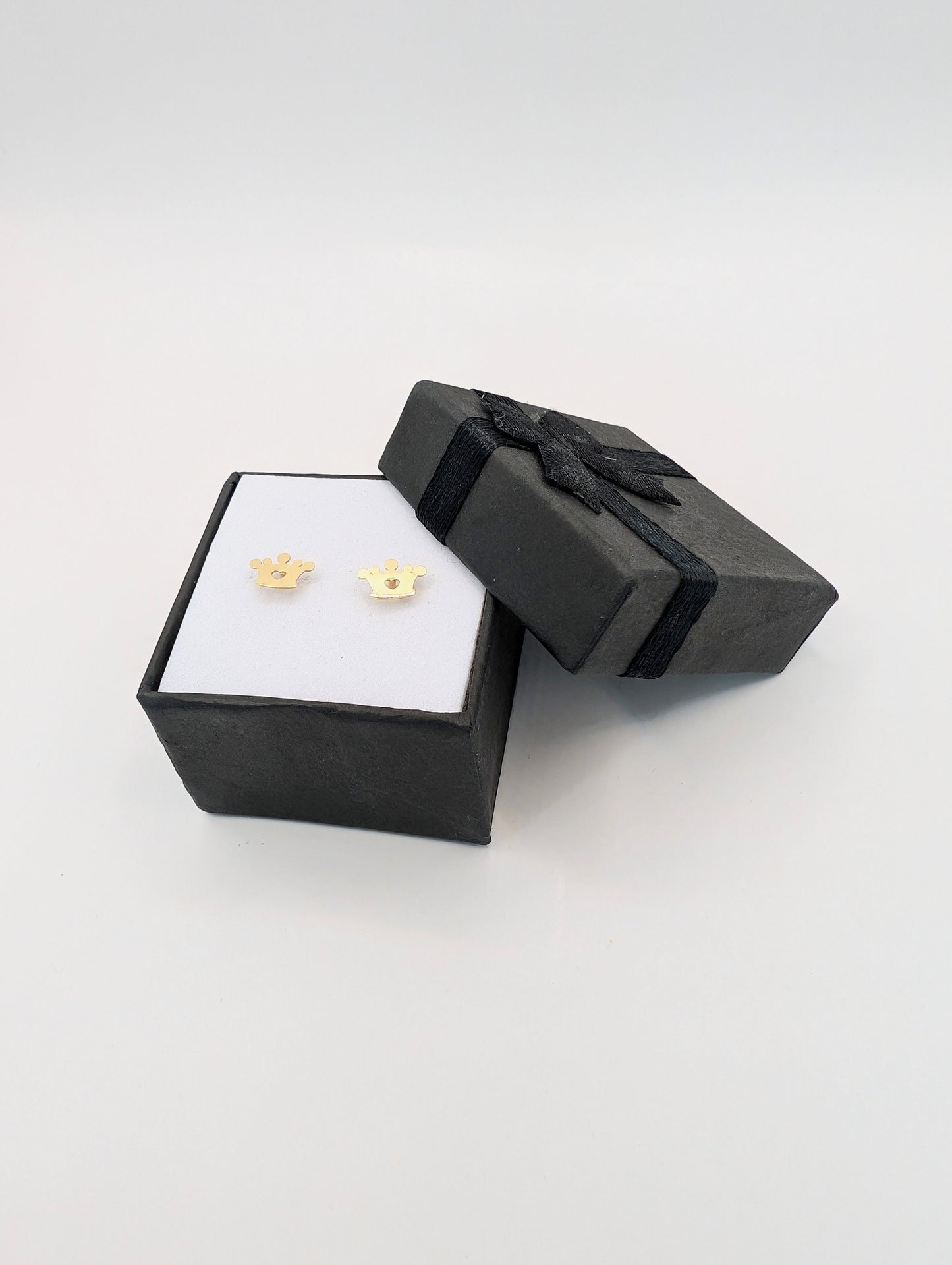 18kt Crown Earring