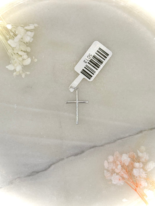 18kt Plain Cross