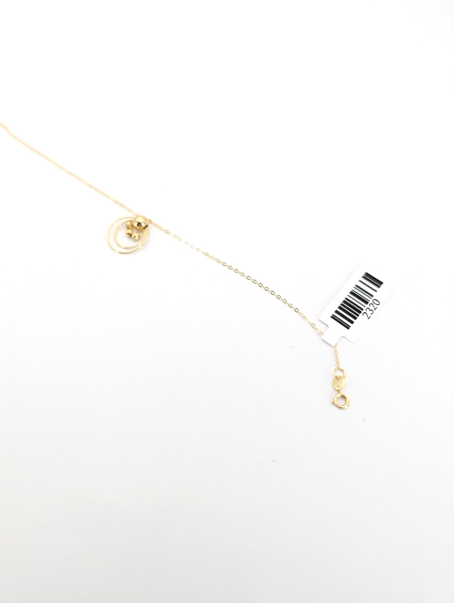 18KT Gold Circle Charm Bracelet