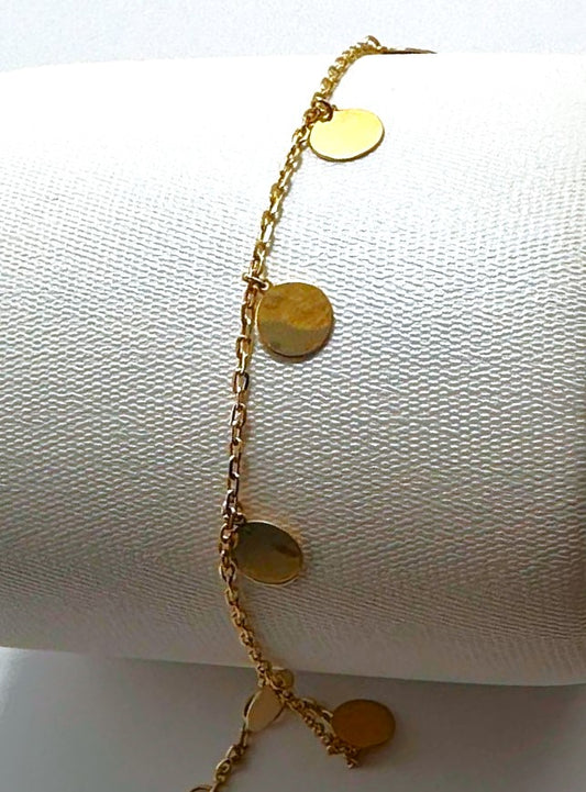 18 Karat coin Bracelet