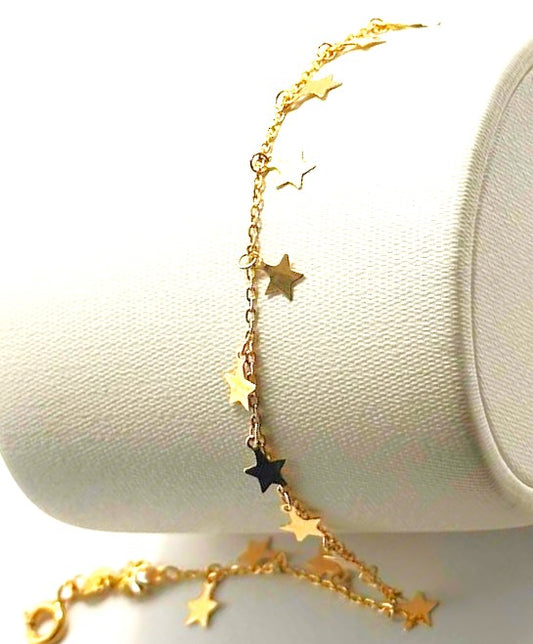 18 Karat Stars Bracelet