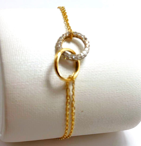 18 Karat CZ bracelet