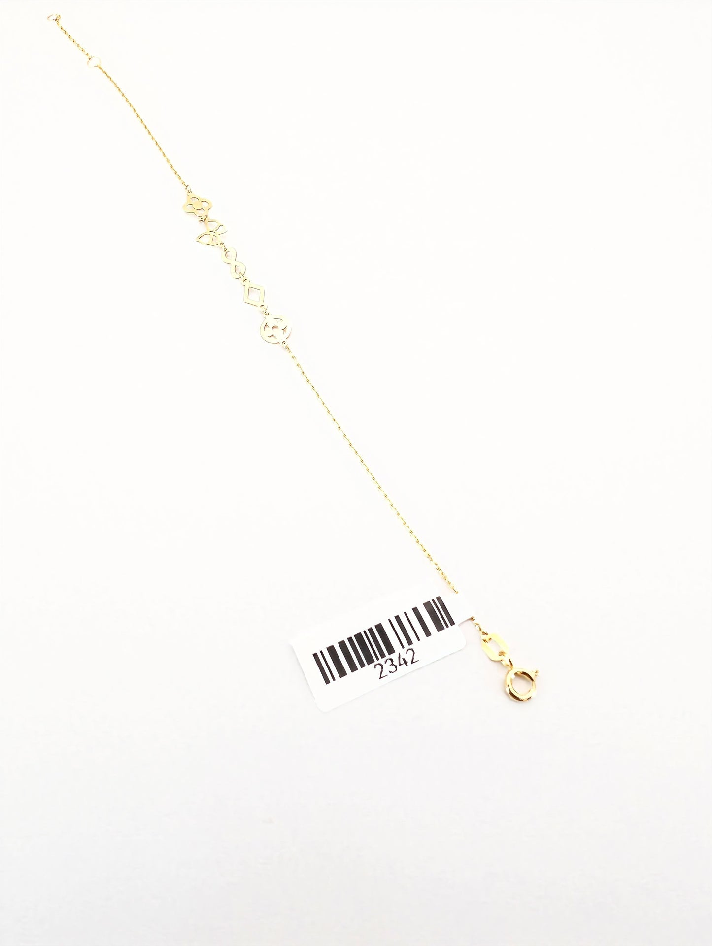 18KT Gold Multi-Charm Bracelet