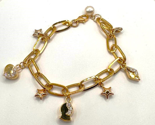 18 Karat CZ Fancy bracelet