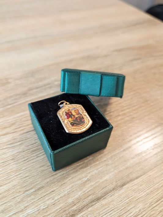 14kt Saint George Icon