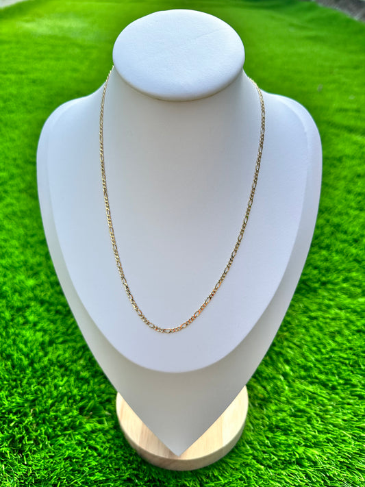 18kt Figaro Chain