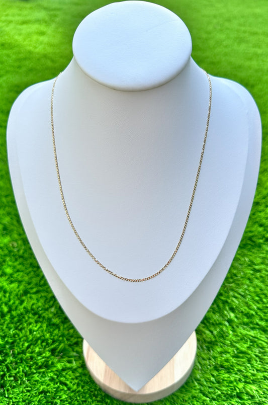 18kt Curb Chain