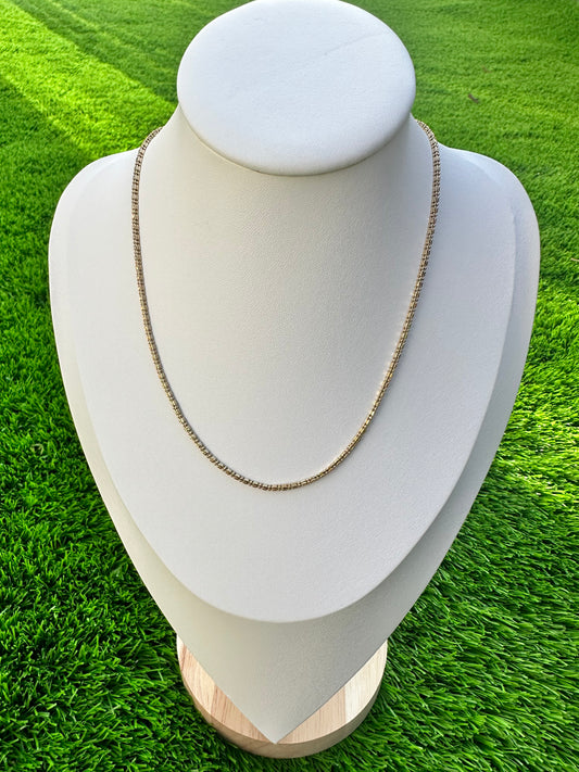 18kt Box Chain