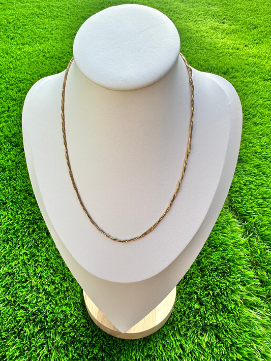 18kt Snake Chain