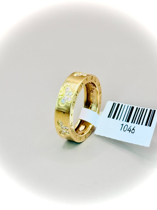 18kt CZ Butterfly Wedder
