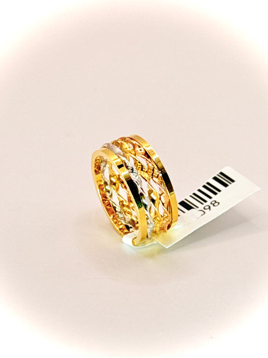 18kt 4 Tone Wedder