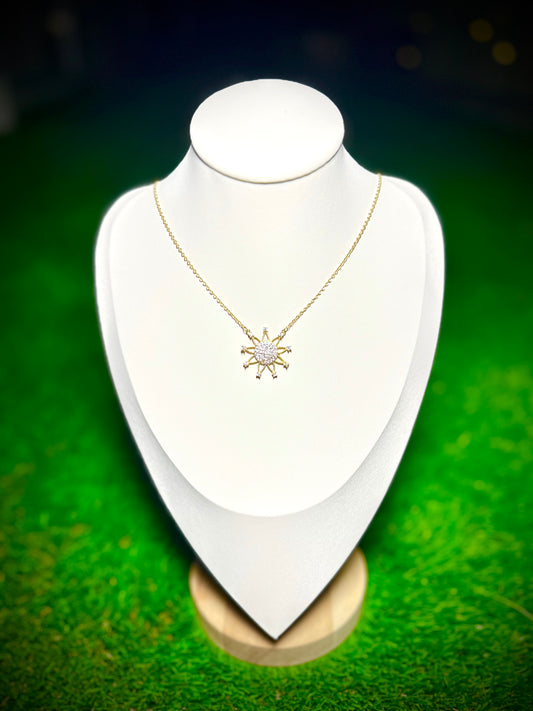 18Kt Sun Necklace