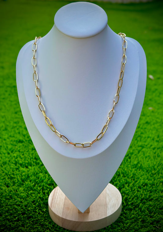 18kt Large Belcher Chain
