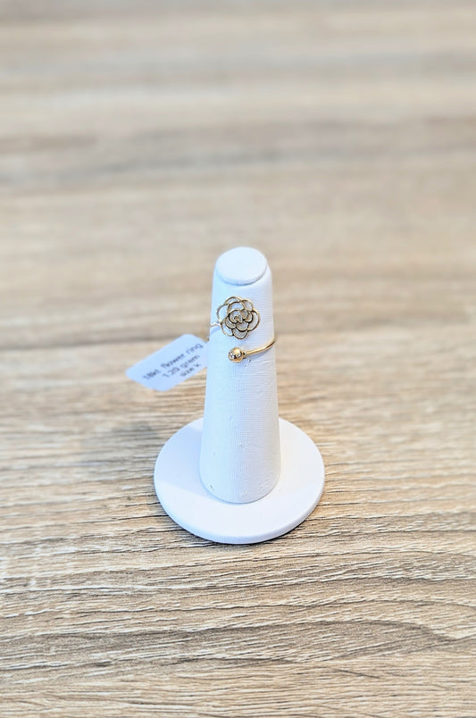 18kt Floral Ring