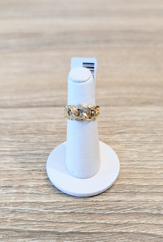 18kt Curb Ring