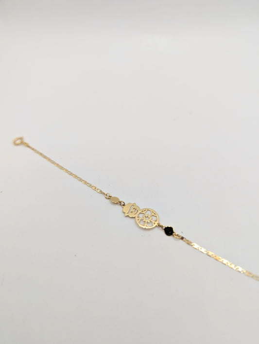 18kt Snow Man Bracelet