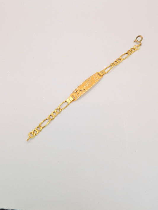 18kt Leaf Bracelet