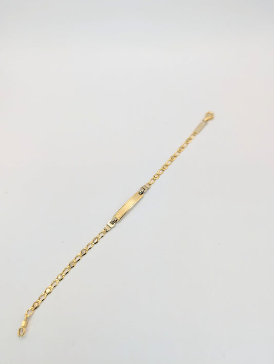 18kt Italy ID Bracelet