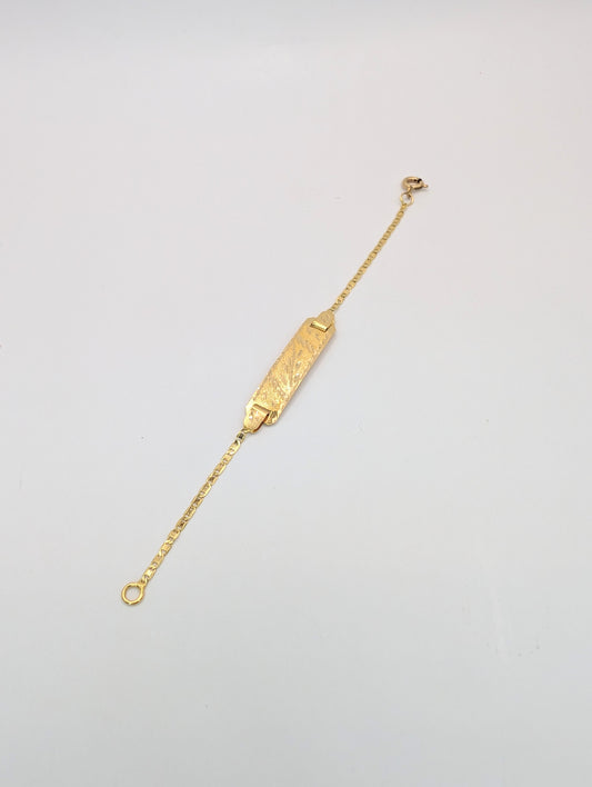 18kt Leaf Bracelet