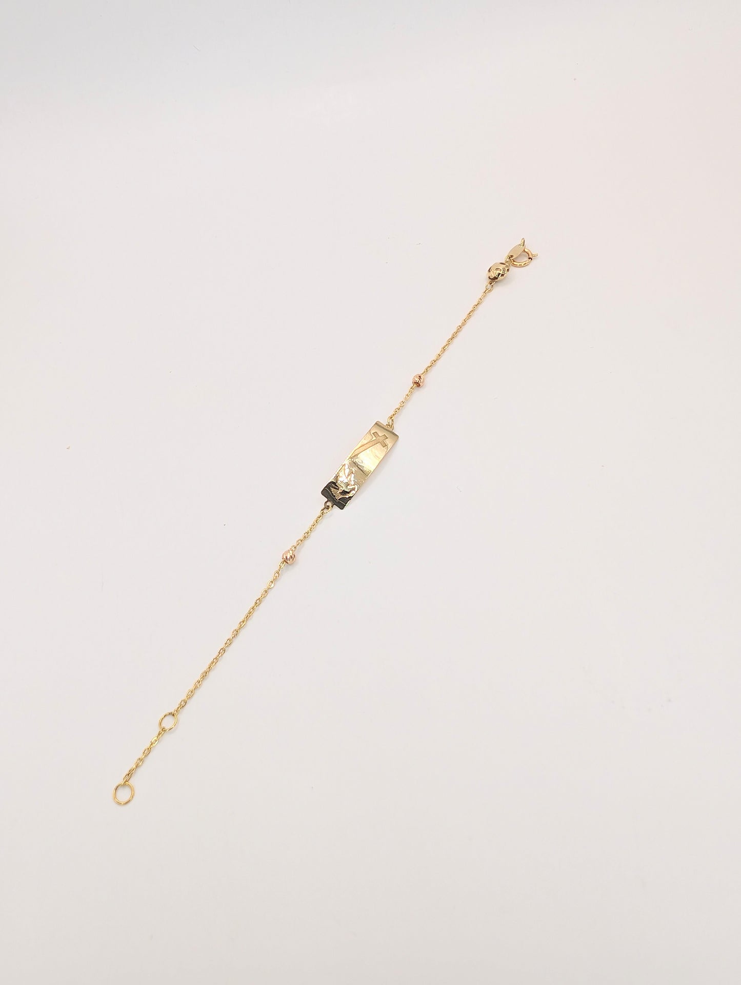 18kt Cross Bracelet