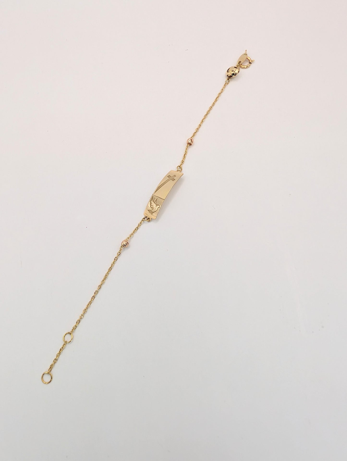 18kt Cross Bracelet