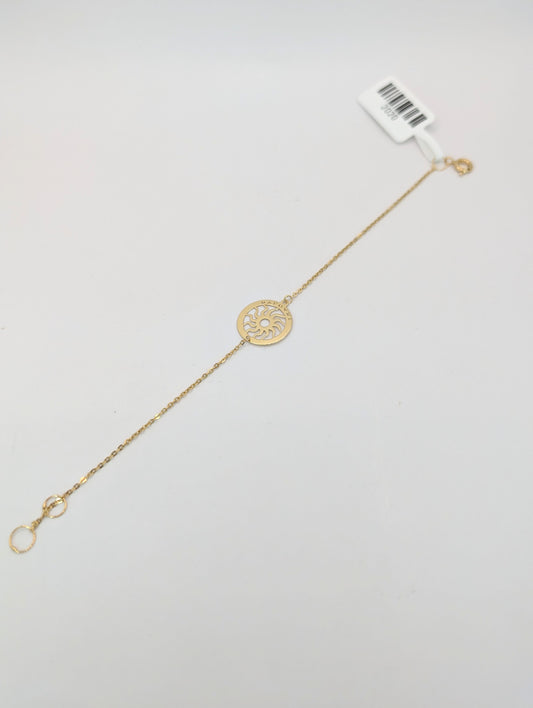 18kt Sun Bracelet