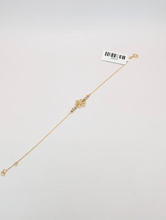 18kt Flower Bracelet