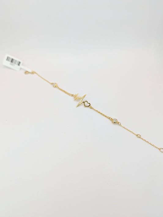 18Kt Heartbeat bracelet