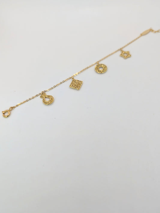 18kt Hologramic Bracelet
