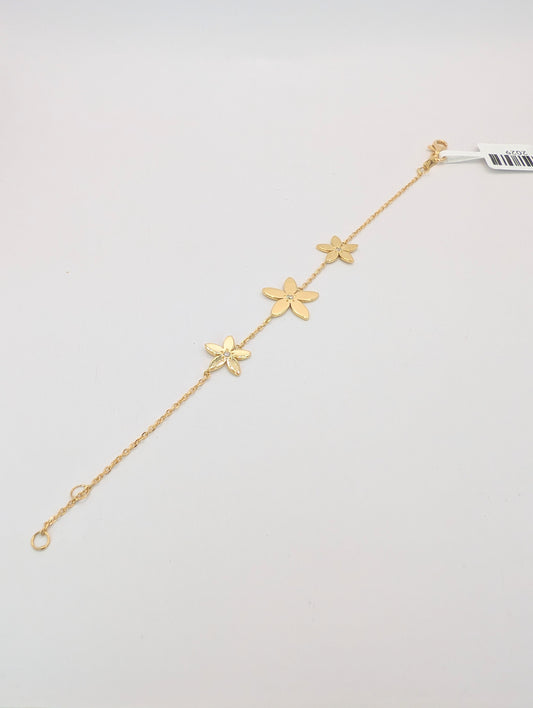 18kt Flowers Bracelet