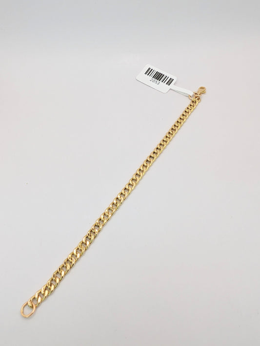 18kt Curb Bracelet